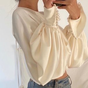 Orseund iris drama blouse